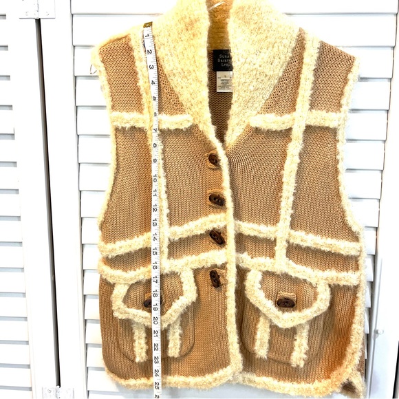 Vintage Handmade Susan Bristol Boho Mohair Vest - Picture 4 of 10